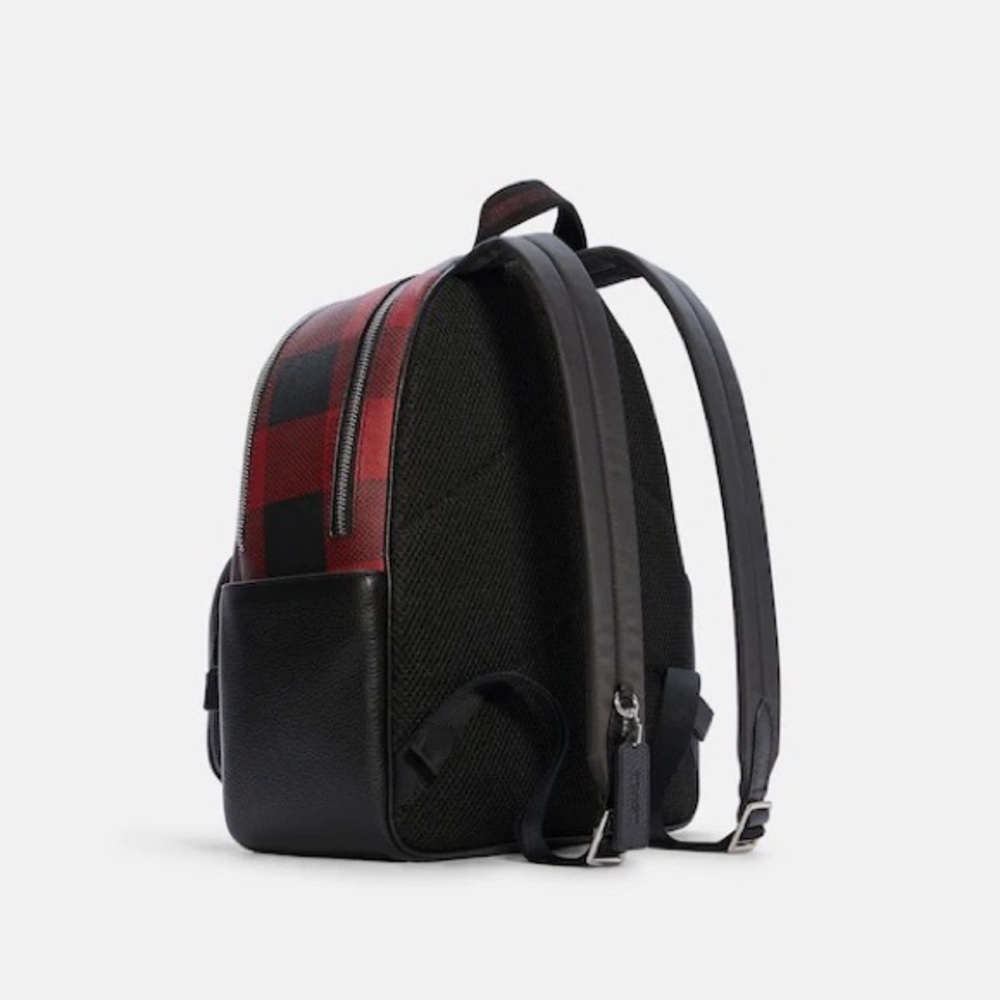 NWT Coach Court Buffalo Plaid Backpack